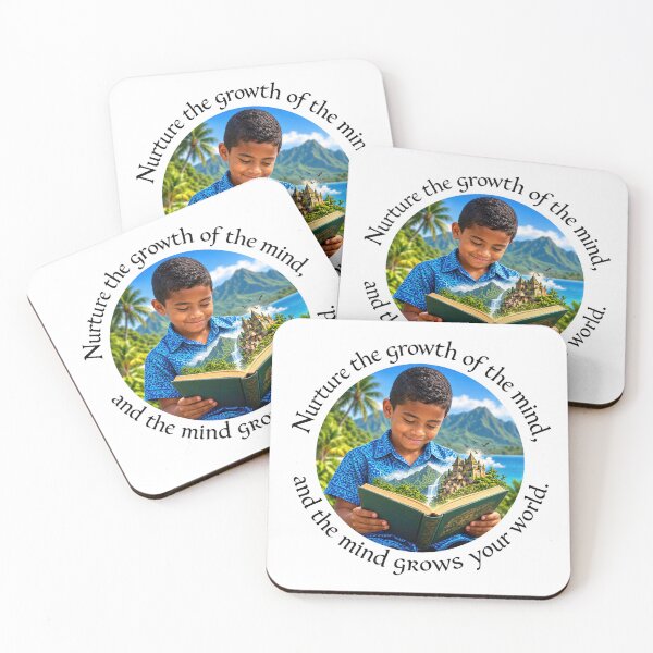 Item preview, Polynesian Education Proverb - Nurture the growth of the mind | Pacific Art designed and sold by ShakaLife.org.