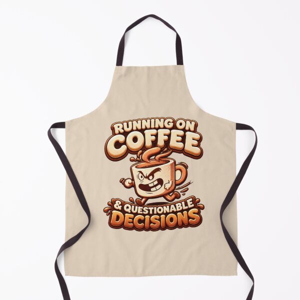 Item preview, Running on Coffee & Questionable Decisions designed and sold by NViora.