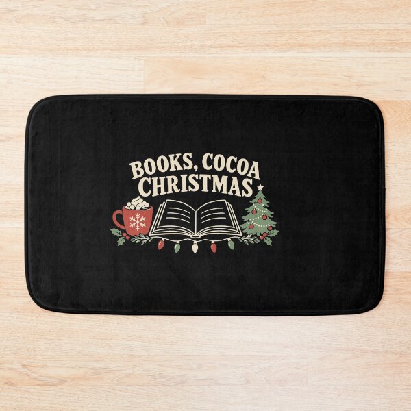 Item preview, Cozy Bookish Christmas Books and Cocoa designed and sold by AMICO77.
