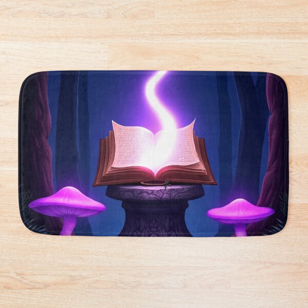 Item preview, Spellbook in Dark Enchanted Forest – Fantasy Moon Purple RBA-2026-0101-A designed and sold by IdeaSmith.