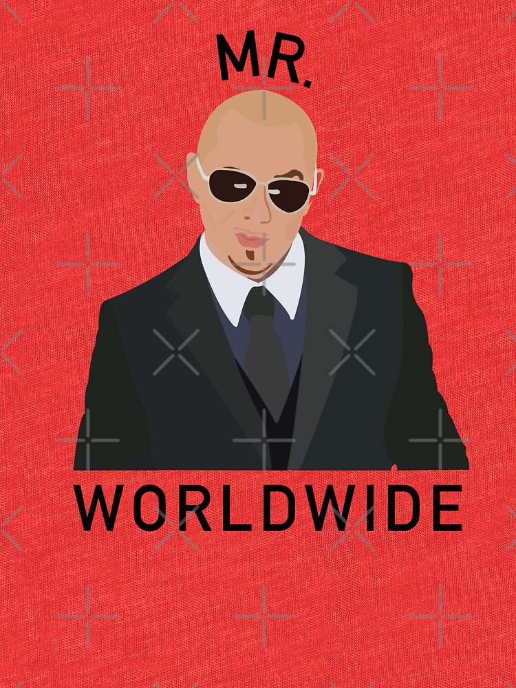 pitbull mr worldwide shirt