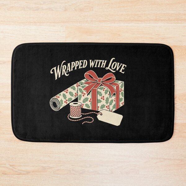 Item preview, Cozy Christmas Gift Wrapping Wrapped With Love designed and sold by AMICO77.