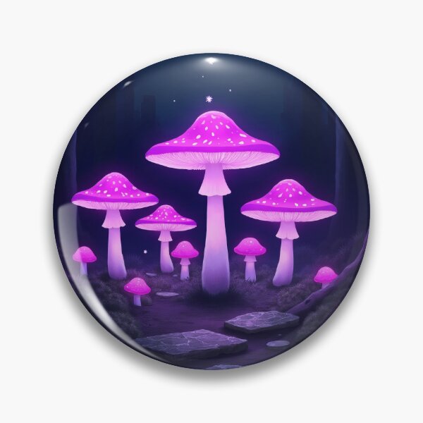 Item preview, Fairy Ring in Dark Enchanted Forest – Fantasy Moon Purple RBA-2026-0103-A designed and sold by IdeaSmith.
