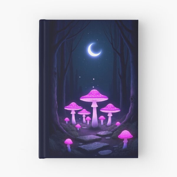 Item preview, Fairy Ring in Dark Enchanted Forest – Fantasy Moon Purple RBA-2026-0103-A designed and sold by IdeaSmith.