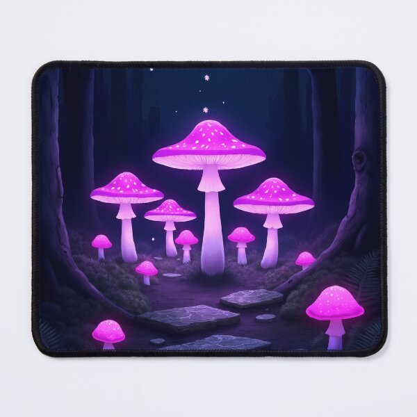 Item preview, Fairy Ring in Dark Enchanted Forest – Fantasy Moon Purple RBA-2026-0103-A designed and sold by IdeaSmith.