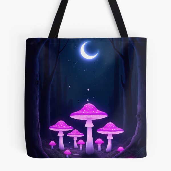 Item preview, Fairy Ring in Dark Enchanted Forest – Fantasy Moon Purple RBA-2026-0103-A designed and sold by IdeaSmith.