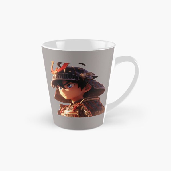 Aperçu de l'œuvre Jeune guerrier samouraï anime - Illustration 3D mignonne d'un chevalier Kabuto créée et vendue par charmaroundyou.