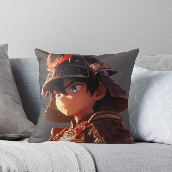Item preview, Young Anime Samurai Warrior - Cute 3D Kabuto Knight Art designed and sold by charmaroundyou.