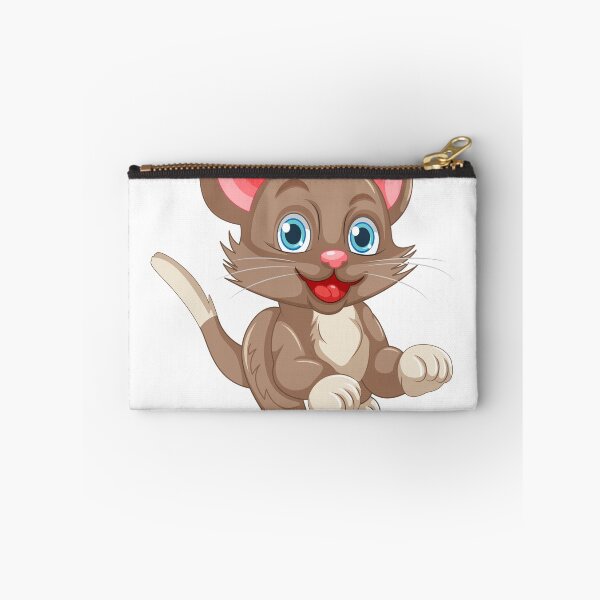 Item preview, Sweet Brown Kitten Cartoon designed and sold by HackerLooks.