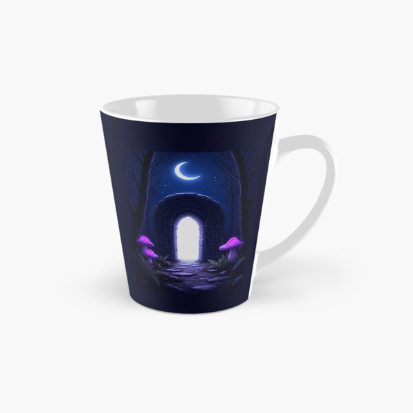 Item preview, Rune Gate in Dark Enchanted Forest – Fantasy Moon Purple RBA-2026-0106-A designed and sold by IdeaSmith.