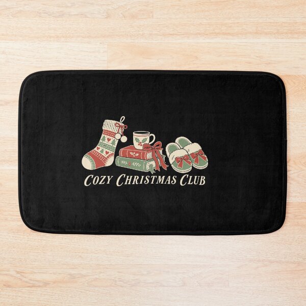 Item preview, Cozy Christmas Club Books Stocking and Slippers designed and sold by AMICO77.