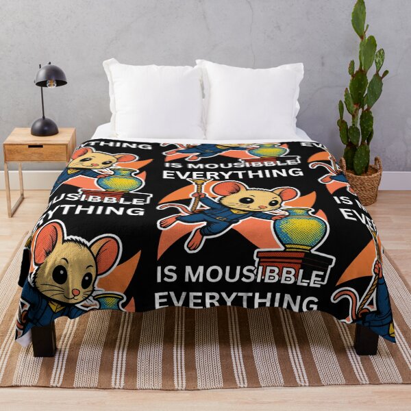 Item preview, Everything Is Mousibble – Funny Mouse Museum Heist designed and sold by tellia-kallisto.