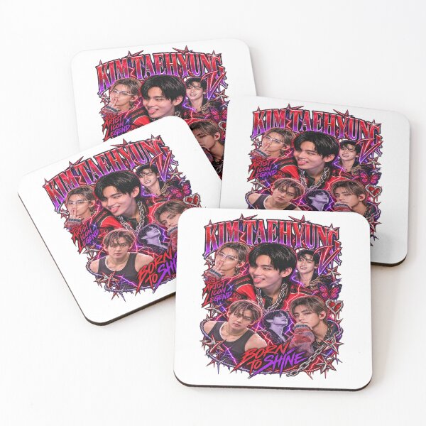 Item preview, Kim Taehyung , Red Purple Rockstar Aesthetic designed and sold by pixelartshop4r.