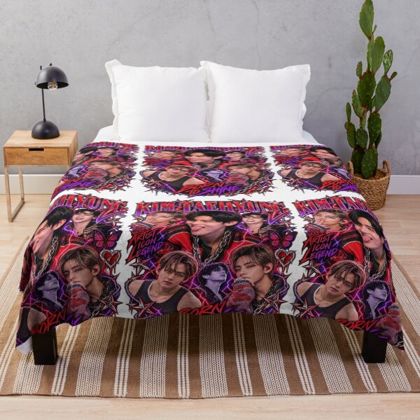 Item preview, Kim Taehyung , Red Purple Rockstar Aesthetic designed and sold by pixelartshop4r.