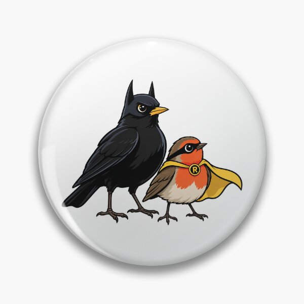 Item preview, Blackbird & Robin - Garden Superheroes designed and sold by Grove of Things.