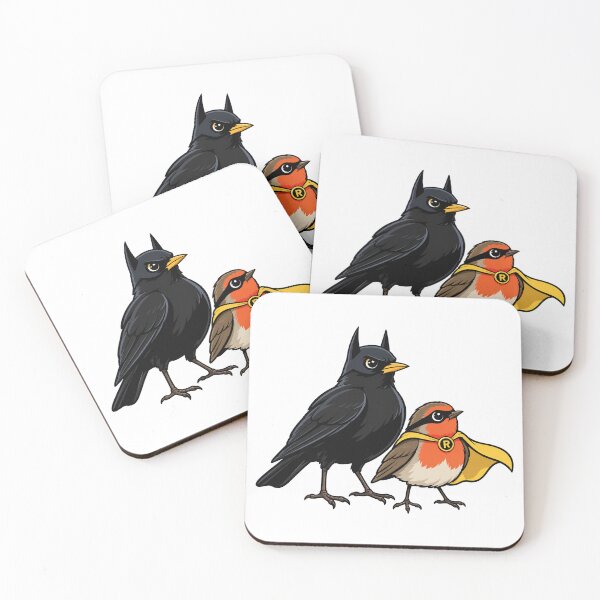 Item preview, Blackbird & Robin - Garden Superheroes designed and sold by Grove of Things.
