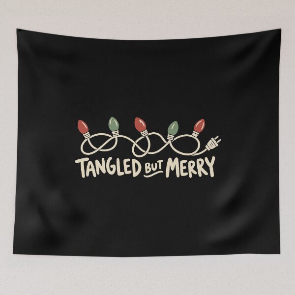 Item preview, Cozy Christmas Tangled but Merry Holiday Lights designed and sold by AMICO77.