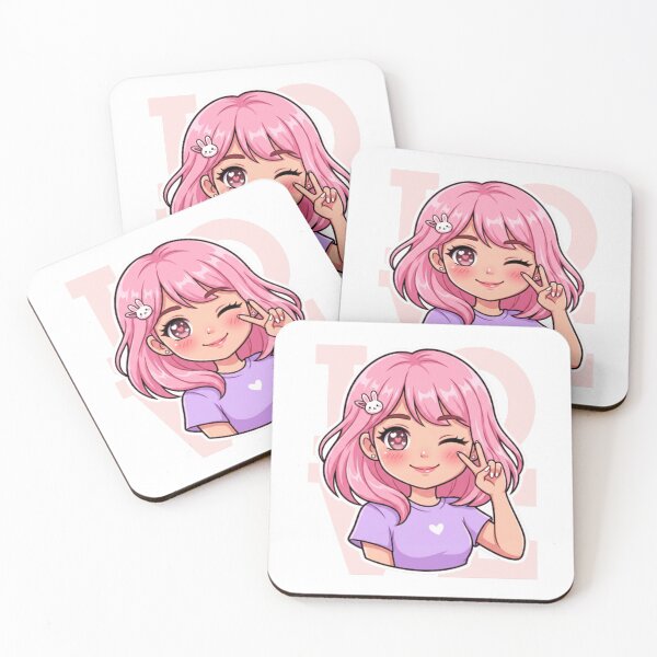 Item preview, Kawaii love girl designed and sold by AJFits.