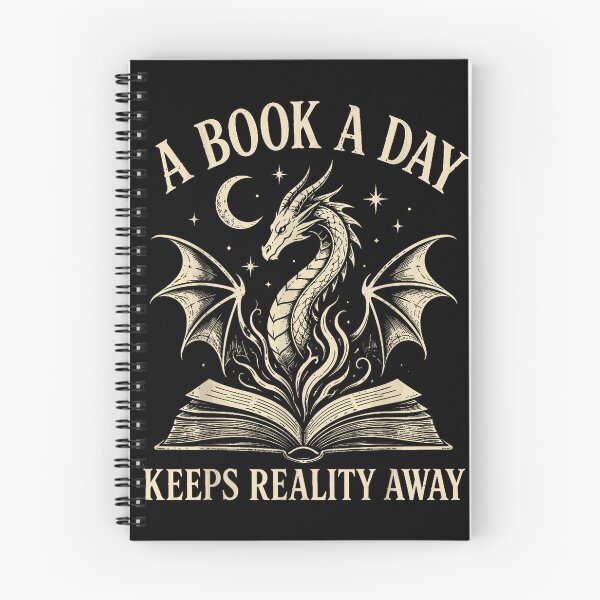 Item preview, A Book A Day Dragon Reading Fantasy designed and sold by TadeoNivar.