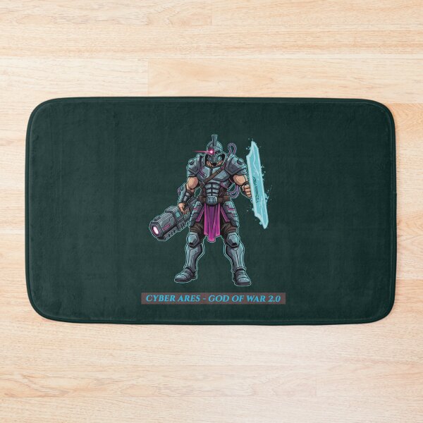Item preview, Cyber Ares 2.0: God of War - Funny Cyberpunk Art designed and sold by codex antique.