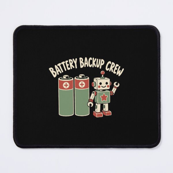 Item preview, Cozy Christmas Battery Backup Crew Retro Toy Robot designed and sold by AMICO77.