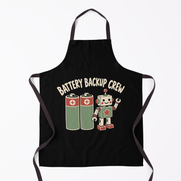 Item preview, Cozy Christmas Battery Backup Crew Retro Toy Robot designed and sold by AMICO77.