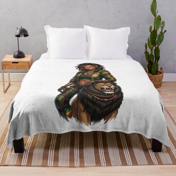 Item preview, Woman Rastafari Lion Reggae Roots designed and sold by CHRIST5000.