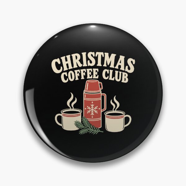 Item preview, Cozy Christmas Coffee Club Thermos and Festive Mugs designed and sold by AMICO77.