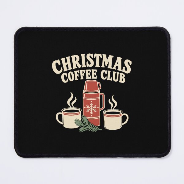 Item preview, Cozy Christmas Coffee Club Thermos and Festive Mugs designed and sold by AMICO77.
