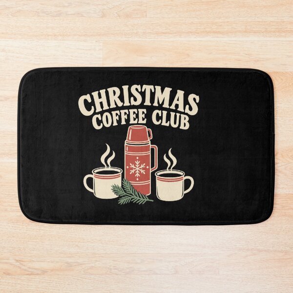 Item preview, Cozy Christmas Coffee Club Thermos and Festive Mugs designed and sold by AMICO77.