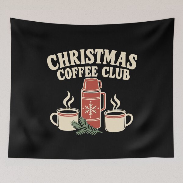 Artikelvorschau, Gemütliche Weihnachtskaffee-Thermoskanne und festliche Becher entworfen und verkauft von AMICO77.