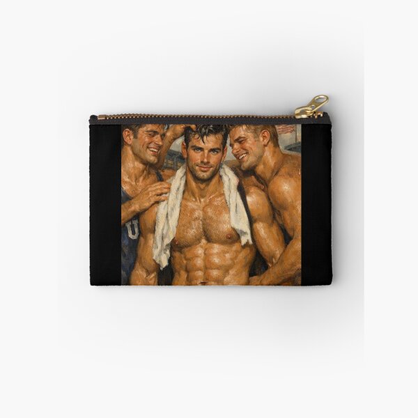 Item preview, Retro Jocks "The Swim Team" Gay Leather Art Design designed and sold by ItsAKinkThing.