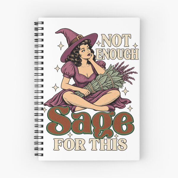 Item preview, Not Enough Sage For This Funny Vintage Witch Herb Art designed and sold by ParkerDuerson.