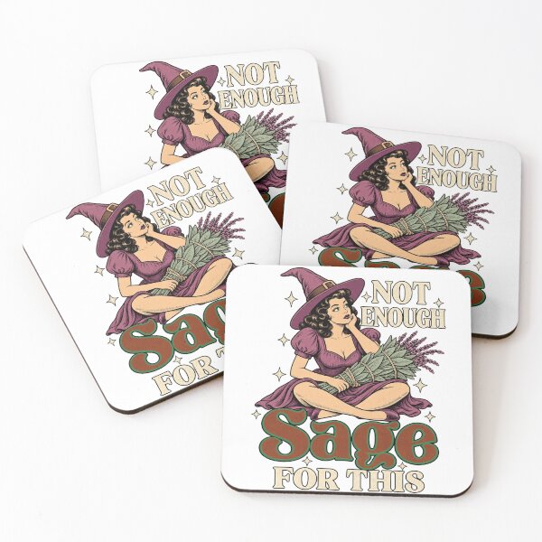 Item preview, Not Enough Sage For This Funny Vintage Witch Herb Art designed and sold by ParkerDuerson.