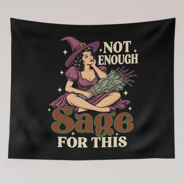 Item preview, Not Enough Sage For This Funny Vintage Witch Herb Art designed and sold by ParkerDuerson.