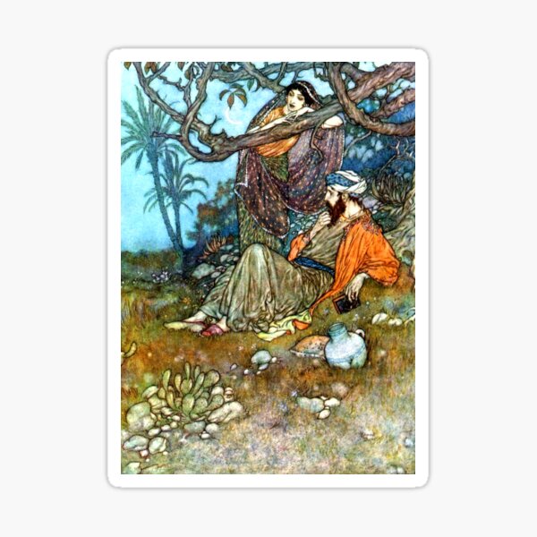 Item preview, A Loaf of Bread - The Rubaiyat of Omar Khayyam - Edmund Dulac designed and sold by forgottenbeauty.
