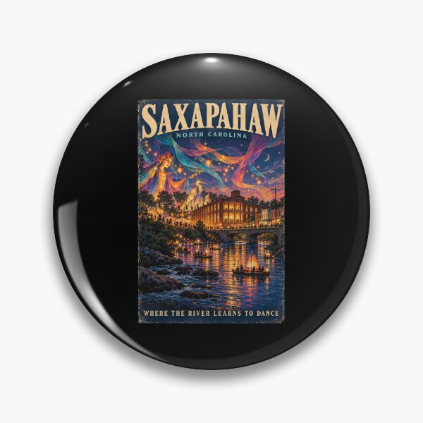 Item preview, Saxapahaw North Carolina – Where the River Learns to Dance designed and sold by ChickenFund.