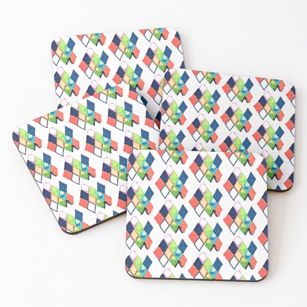 Item preview, Coloured diamond pattern designed and sold by JoocyKouture.
