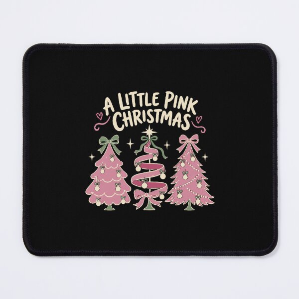 Item preview, Cozy Pink Christmas Three Decorative Holiday Trees designed and sold by AMICO77.