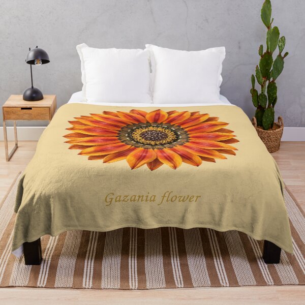 Item preview, Gazania Flower Vintage Botanical Design designed and sold by Enas Safi.