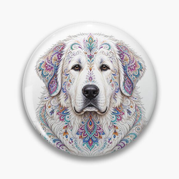 Item preview, Intricate Great Pyrenees designed and sold by PaintedbyCarol.