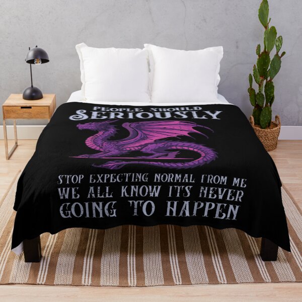 Item preview, Funny Purple Dragon Stop Expecting Normal designed and sold by TadeoNivar.