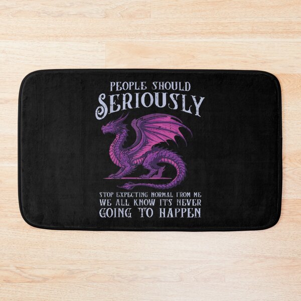 Item preview, Funny Purple Dragon Stop Expecting Normal designed and sold by TadeoNivar.