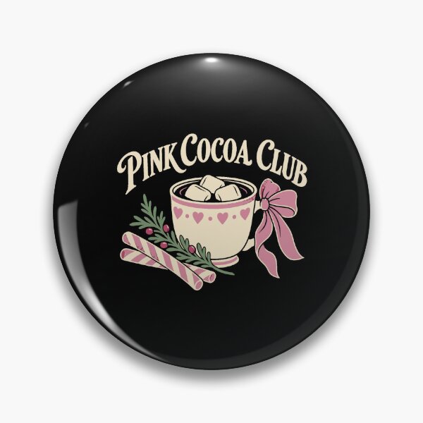 Item preview, Cozy Pink Cocoa Club Christmas Mug and Ribbon designed and sold by AMICO77.