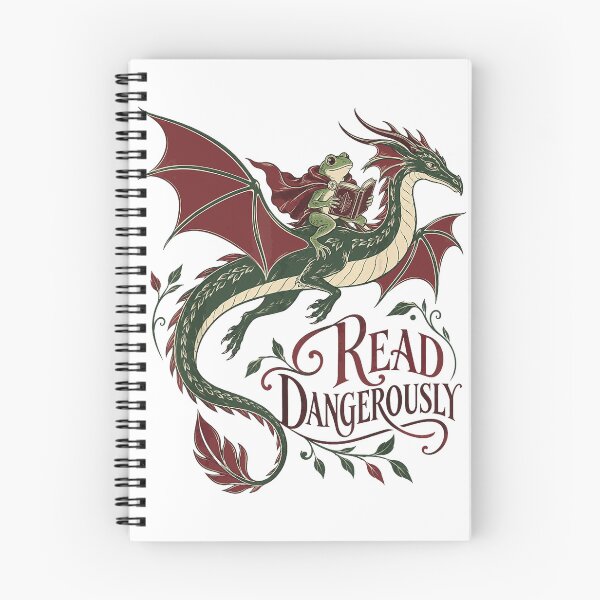 Item preview, Read Dangerously Dragon and Frog Book Lover designed and sold by TadeoNivar.
