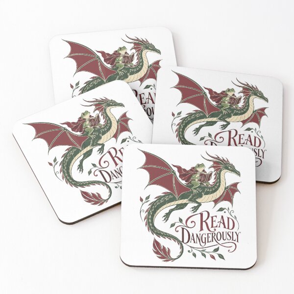 Item preview, Read Dangerously Dragon and Frog Book Lover designed and sold by TadeoNivar.