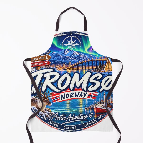 Item preview, Tromsø Norway – Northern Lights, Arctic & Fjords designed and sold by Wandervogel123.