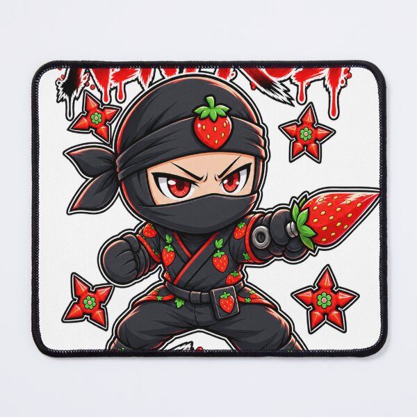 Item preview, NinFruit Ichigo Strawberry Chibi Ninja Warrior designed and sold by Falcon X.