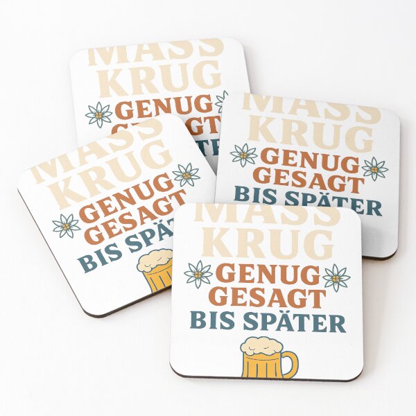 Artikelvorschau, Masskrug Genug gesagt Bis später Bier Spruch entworfen und verkauft von niedi18.