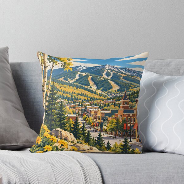 Item preview, Park City Utah Retro Mountain Town designed and sold by Imaginationbeyond.